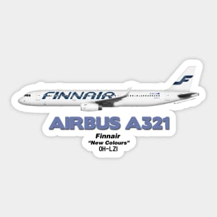 Airbus A321 - Finnair "New Colours" Sticker